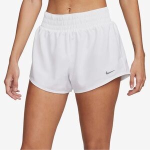 Nike Women’s Dri-Fit Mid Rise Running Gym Shorts 3” In White Size XL New